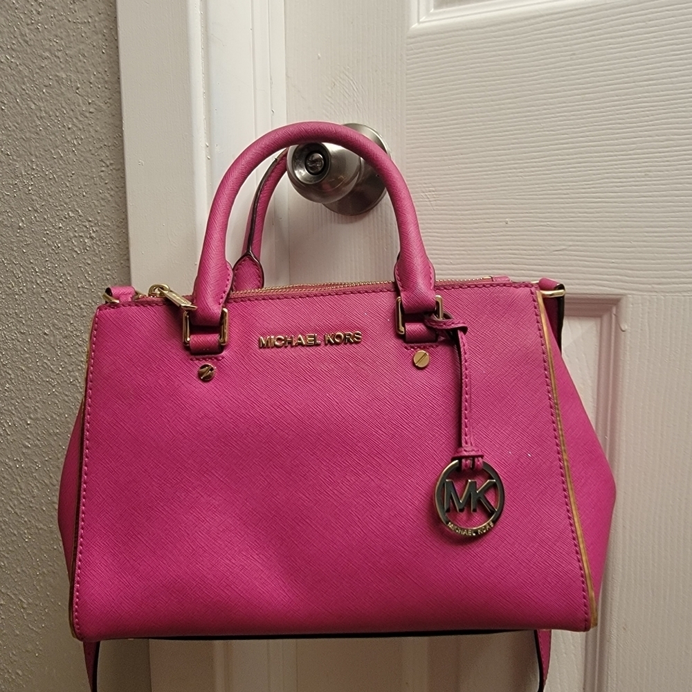 Michael Kors small sutton satchel in Tulip handbags